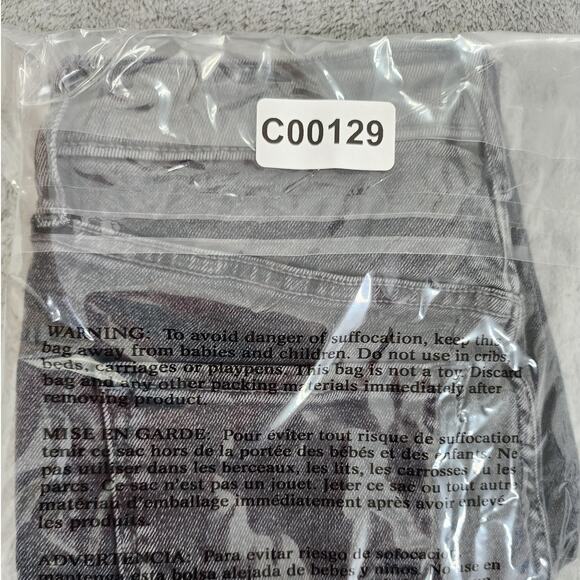 Old Navy Jeans Womens 4 Washed Black Extra High Rise Rockstar Super Skinny - Picture 11 of 11